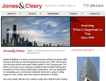 Tablet Screenshot of jonesandcleary.com